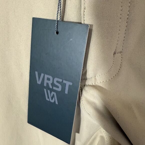 NWT VRST Pants 32x32 (32x29.5) Beige Skinny  Commuter Preppy Performance Flex - Picture 4 of 11